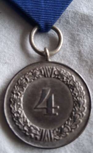 WW2 German third Reich 4 year service Wehrmacht medal