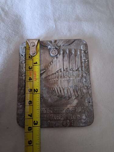 WW2 third Reich door plaque