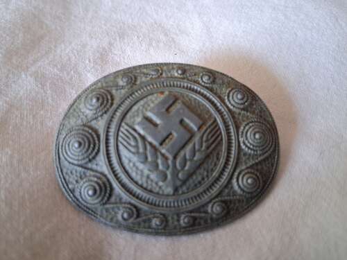 Third reich woman's rad brooch