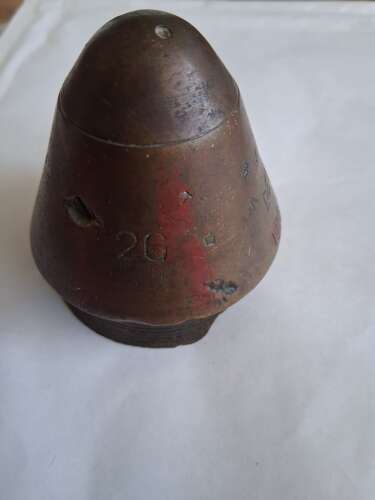 WW1 relic shell from delville wood 1916