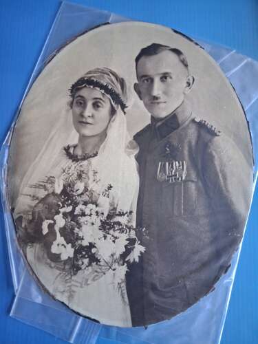 WW1 portrait of wedding