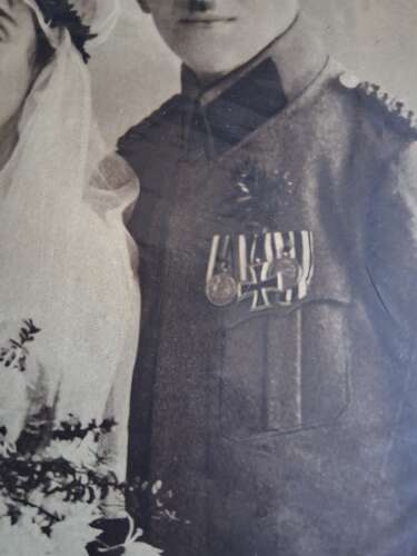 WW1 portrait of wedding