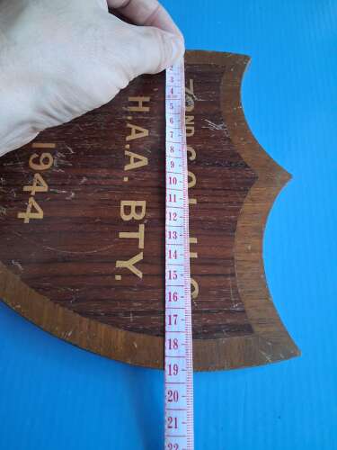 WW2 wooden British home guard plaque 72nd county of london