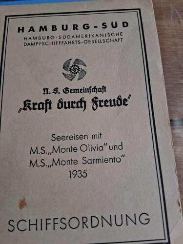 WW2 German third Reich group to Karl goslar on Wilhelm gustloff ship