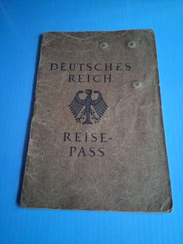Pre ww2 reise-pass