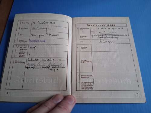 WW2 Arbeitsbuch