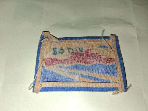 WW2 Printed British Army 80th Division Formation Badge