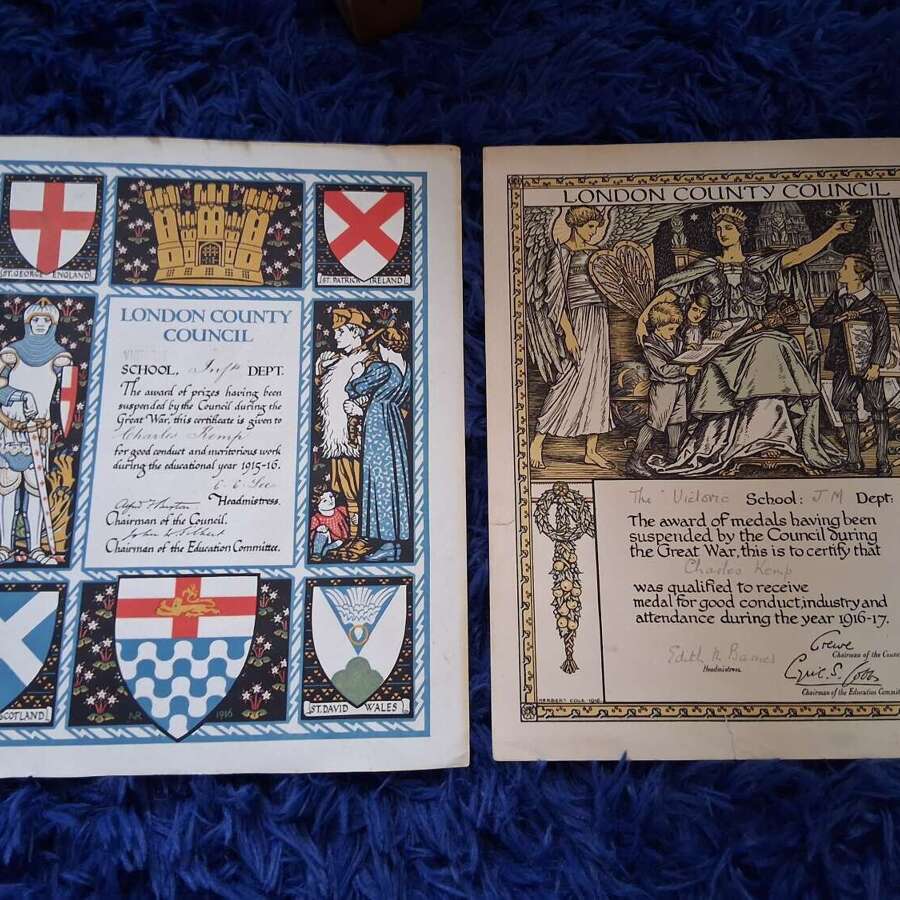 London council certificates